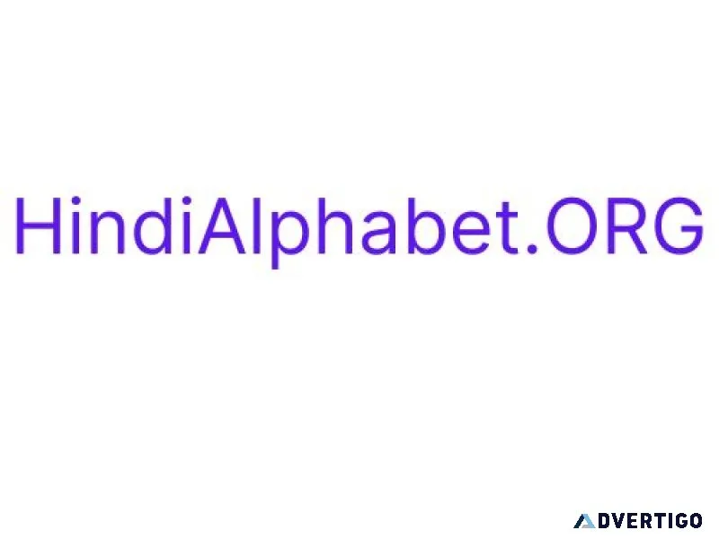 Hindi alphabet – varnamala & letters with words