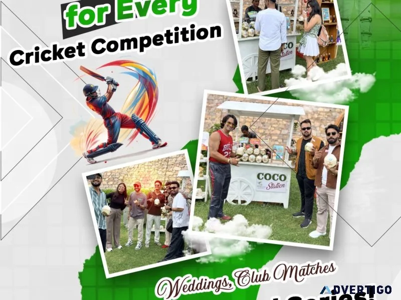Instant “wow” at cricket competitions with embossed coconuts: ha