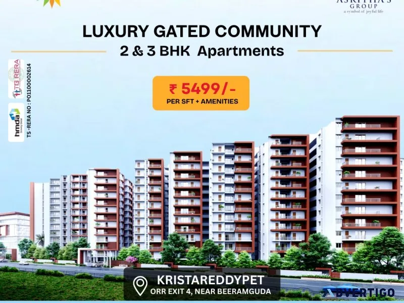 2bhk flats for sale in beeramguda hyderabad