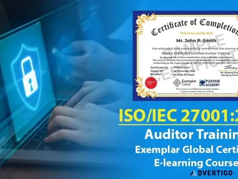Iso 27001 auditor training online – get certified as lead audito
