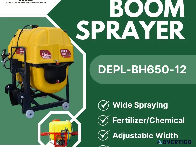 Top choice: boom sprayer depl-bh650-12 for farmers