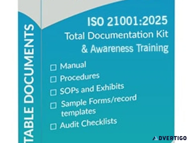 Iso 21001:2025 documentation and awareness training kit
