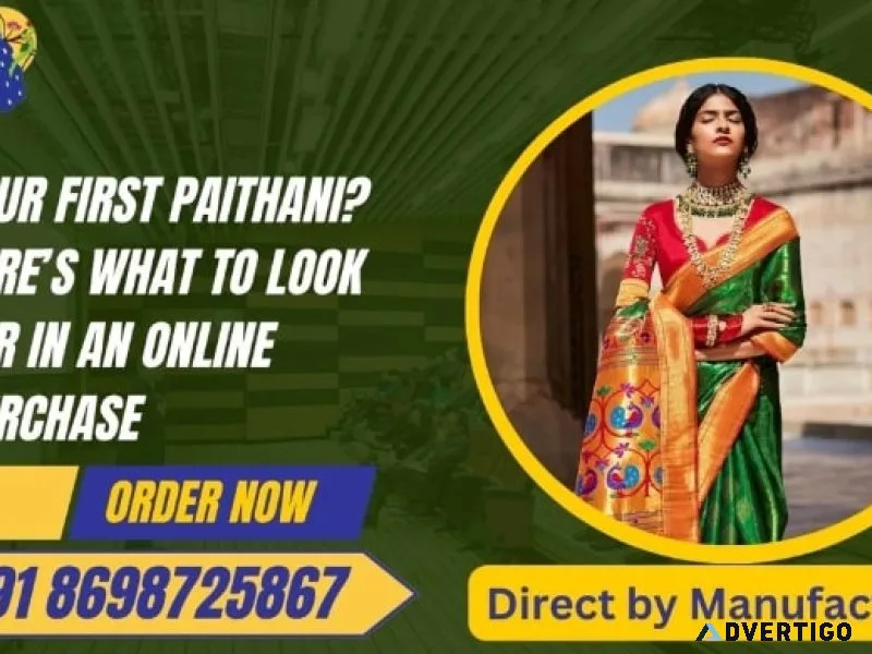 Which is the best website for paithani silk saree online shoppin