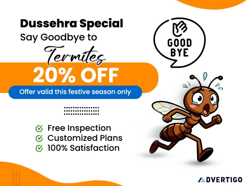 20% off on termite control | ajl pest control services