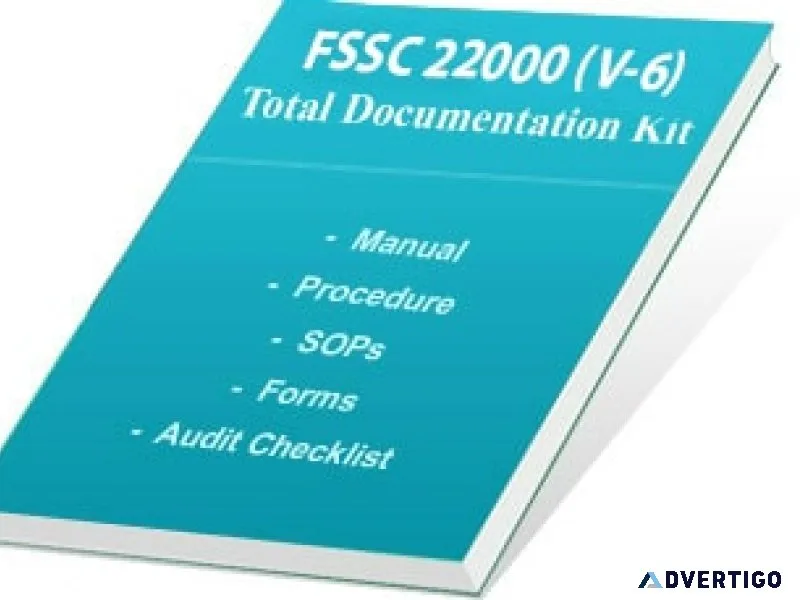 Fssc 22000 version 6 compliance documentation kit