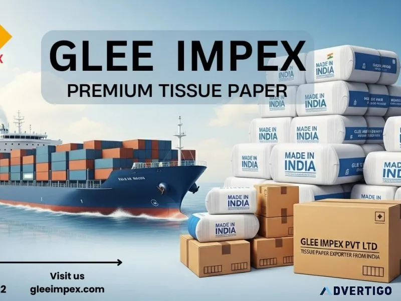 Glee impex – trusted tissue paper exporter from india