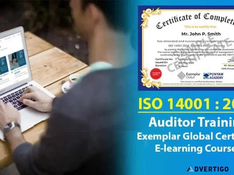Iso 14001 auditor training online course by punyam academy