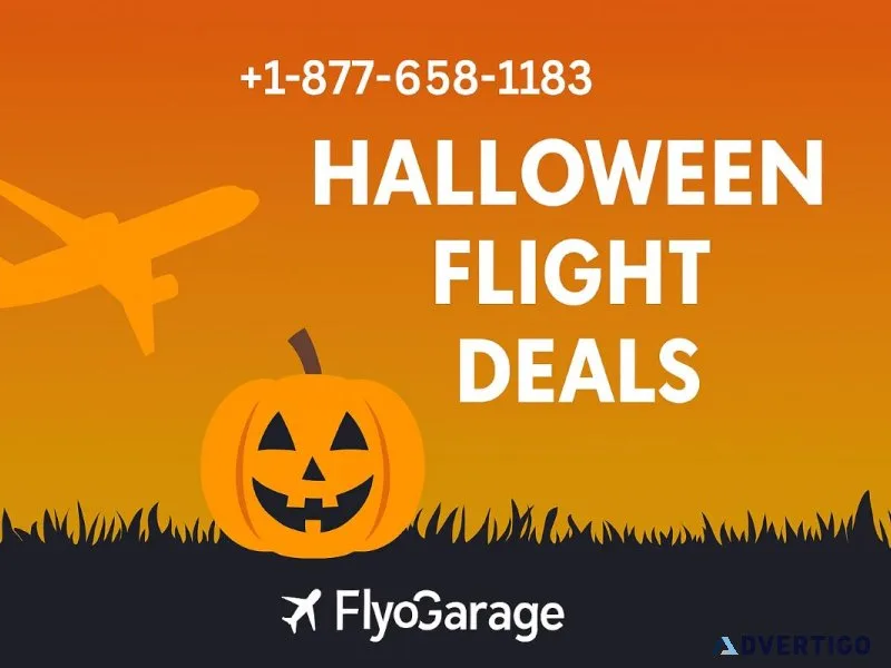 Halloween flight deals – call +1-877-658-1183 now