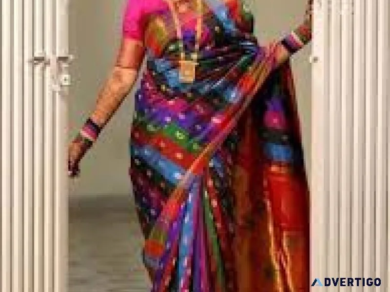 How to identify a pure silk handloom paithani saree?