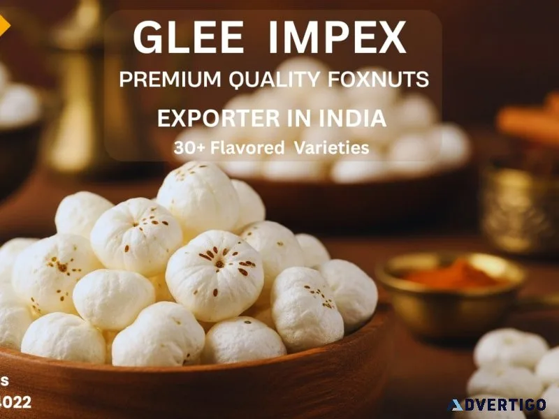 Top fox nuts (makhana) exporter in india
