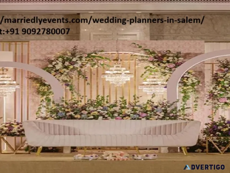 Perfect weddings, perfect memories marriedly events tirunelveli