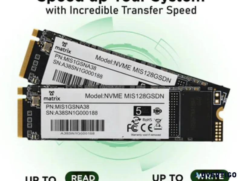 Nvme ssd 128gb–1tb – ultra-fast storage at matrixshop