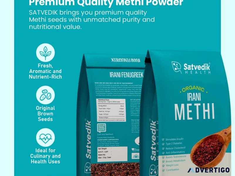 Buy irani methi seeds from satvedik health