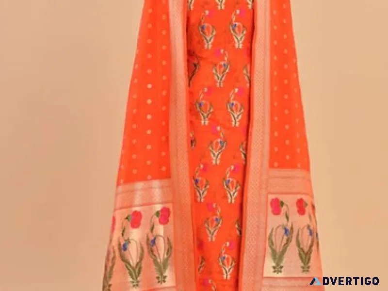 Buy banarasi dress material online
