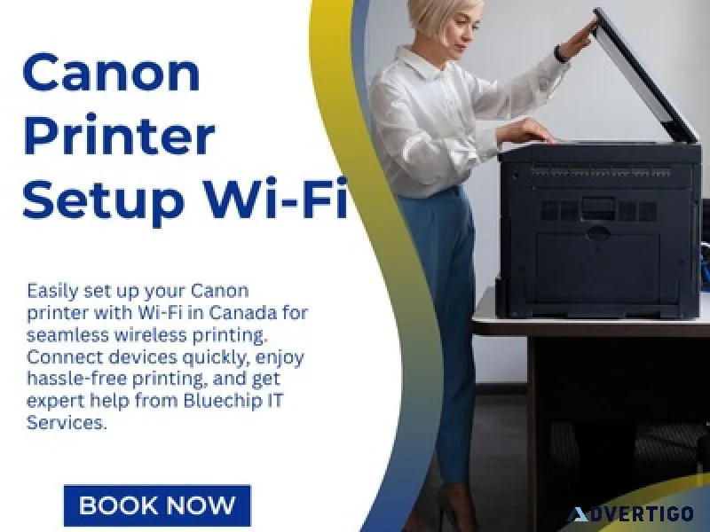Canon printer setup wi-fi in canada