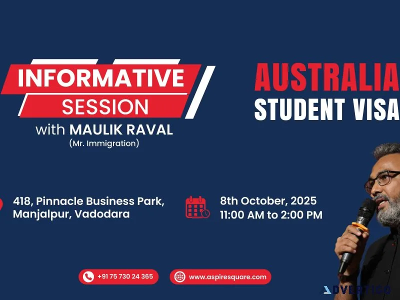 Informative session on australia student visa for parents – vado