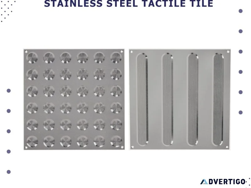 Stainless steel tactile tiles manufacturer & supplier in india