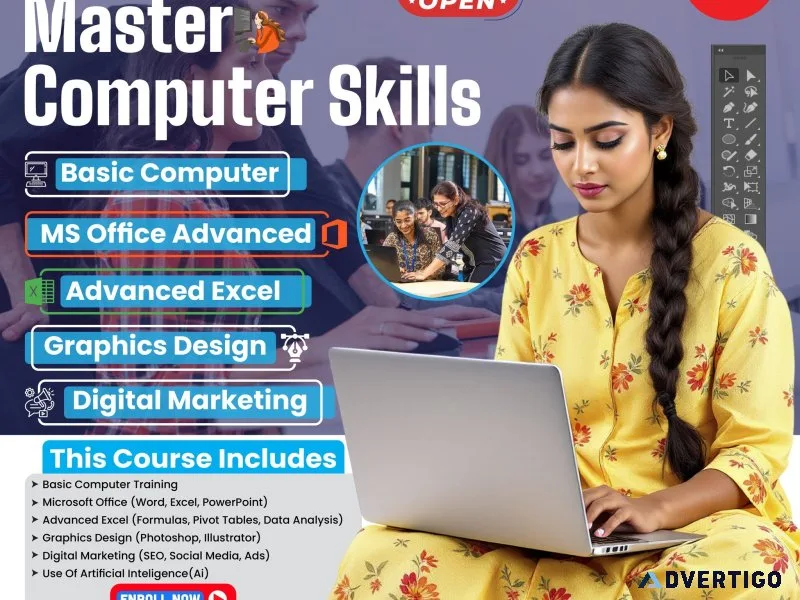 Master computer skills enroll now: +971 56 872 3609