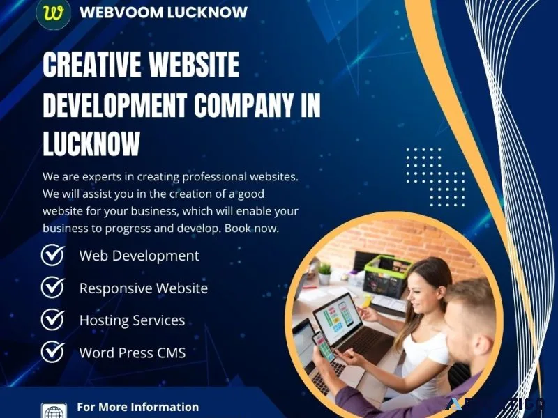 Custom business websites in lucknow – webvoom experts