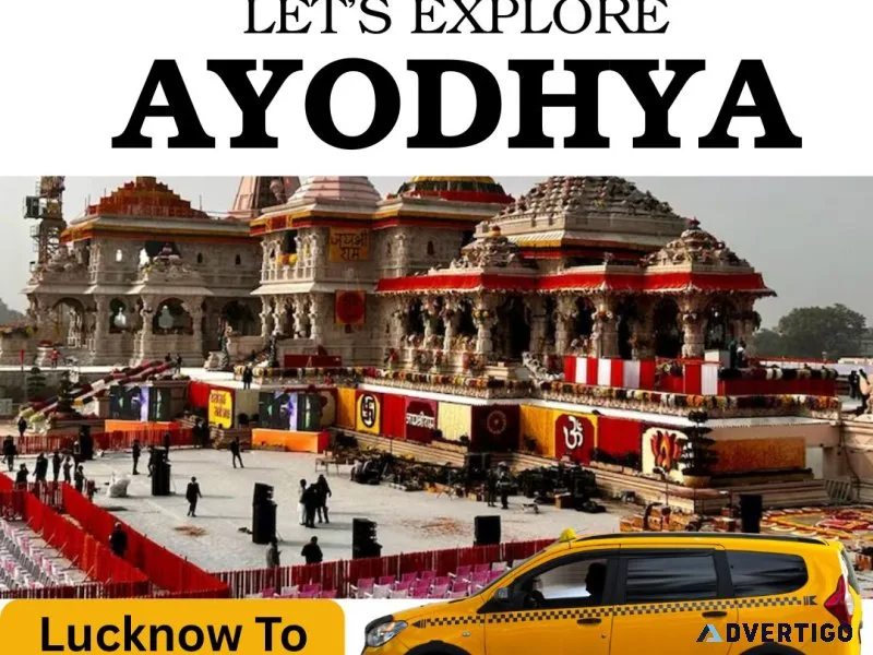 Reliable lucknow to ayodhya car rental