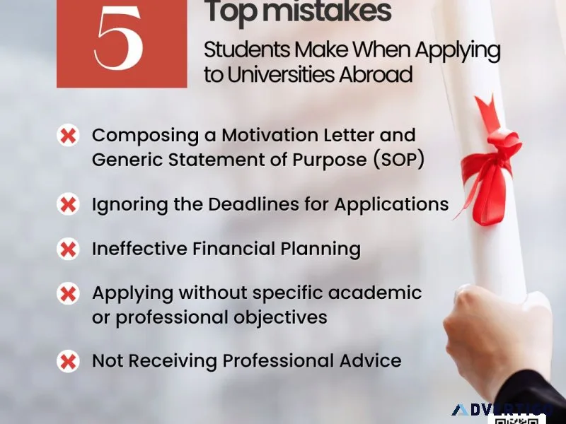 The most common mistakes students make when applying abroad