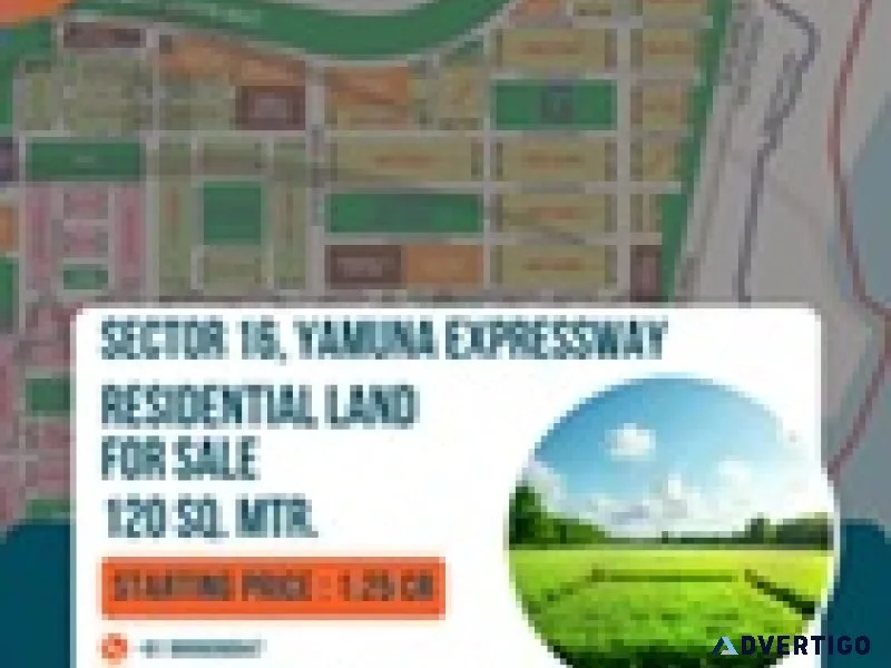 Explore prime residential land at sector 16, yamuna expressway