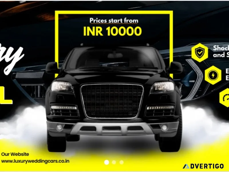 Hire wedding luxury cars in hyderabad for gr