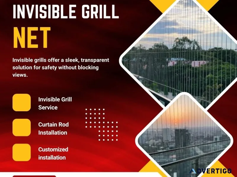Invisible grill service for balcony & windows – jaipur