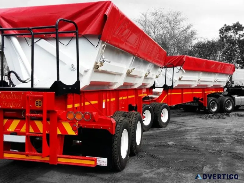 34 ton side tipper /tautliners/ flat deck trucks and trailer