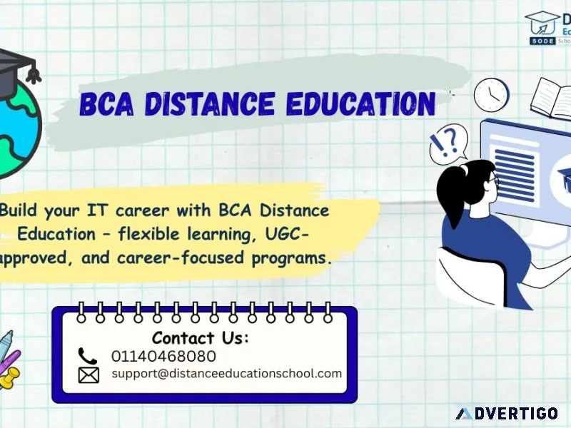 Bachelor of computer applications via distance learning