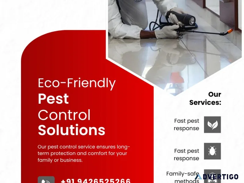 Eco-friendly pest removal services in ahmedabad - komal pest con