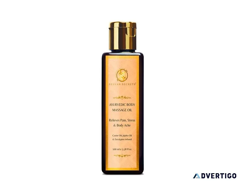 Ayurvedic body massage oil for dry skin