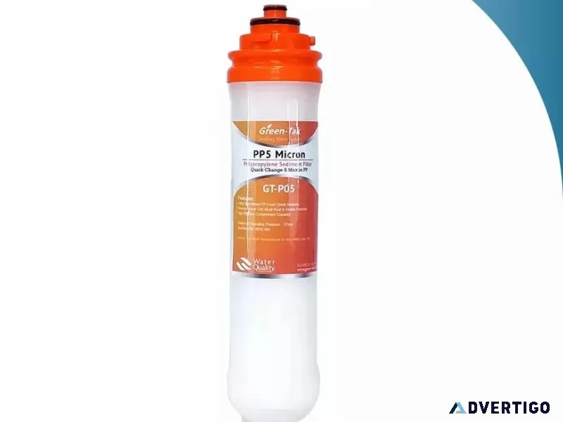 Quick change water filter: easy, swift filtration for clean wate