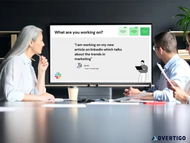 Transform your workplace with corporate digital signage software