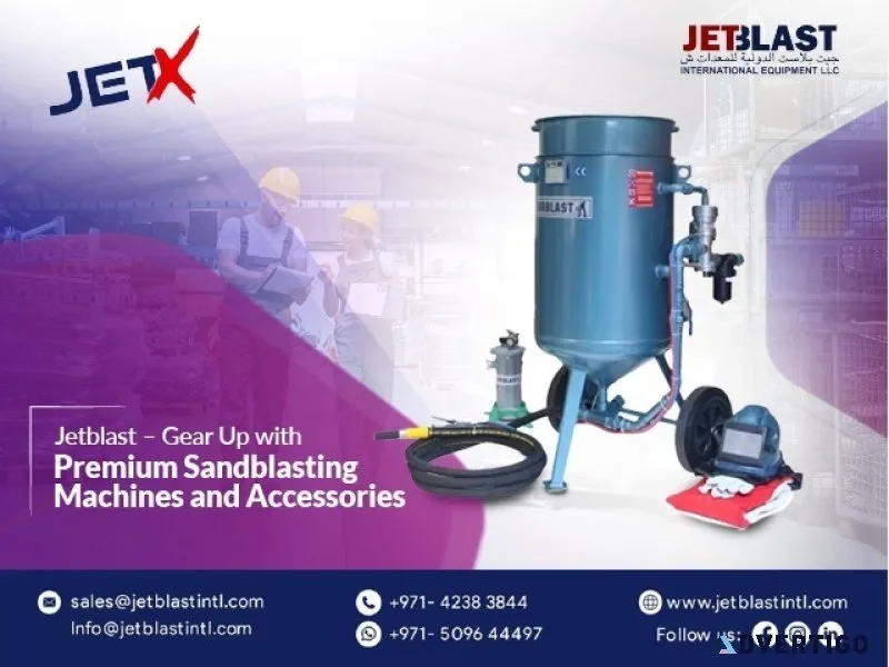 Sandblasting machine and accessories | jetblast