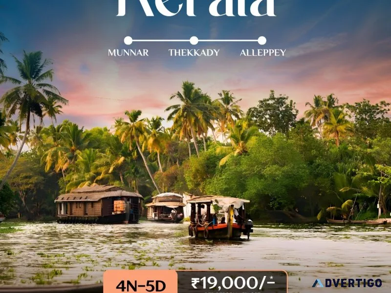 Kerala tour packages for couples & families | travizia