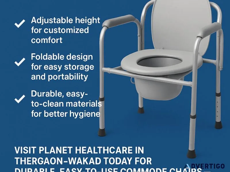Portable commode chair in wakad