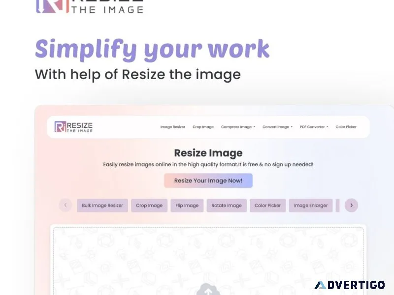 Free image resizer online to crop images easily