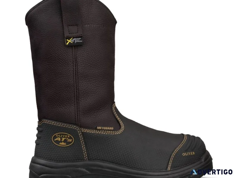 Pull on work boots for womens