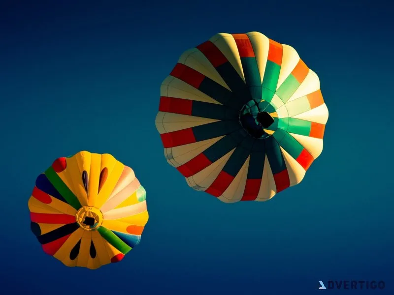Hot air balloon ride in dubai