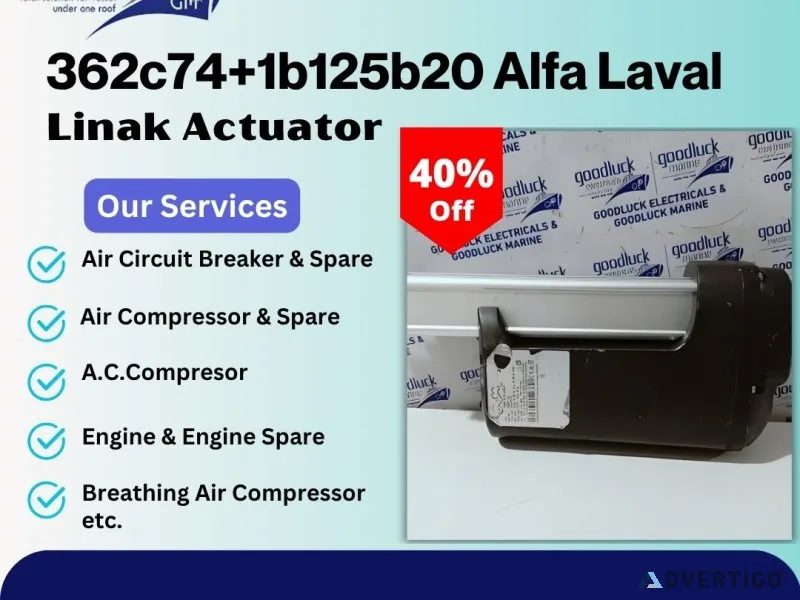 362c74+1b125b20 alfa laval linak actuator | original spare