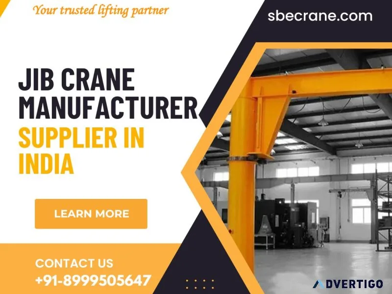 Jib crane manufacturer & supplier in india – sbe crane