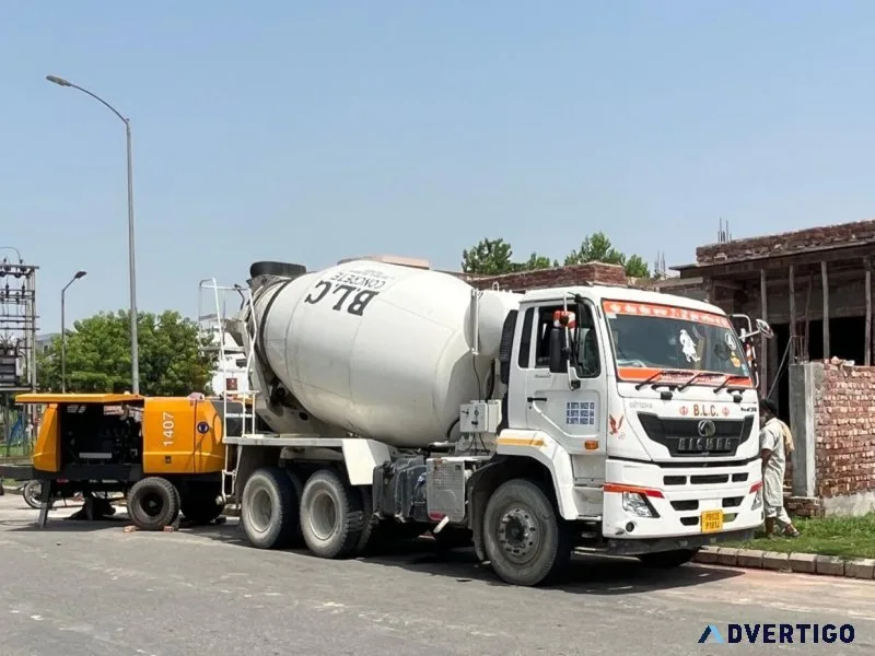 High-quality ready mix concrete in amritsar by blc amritsar