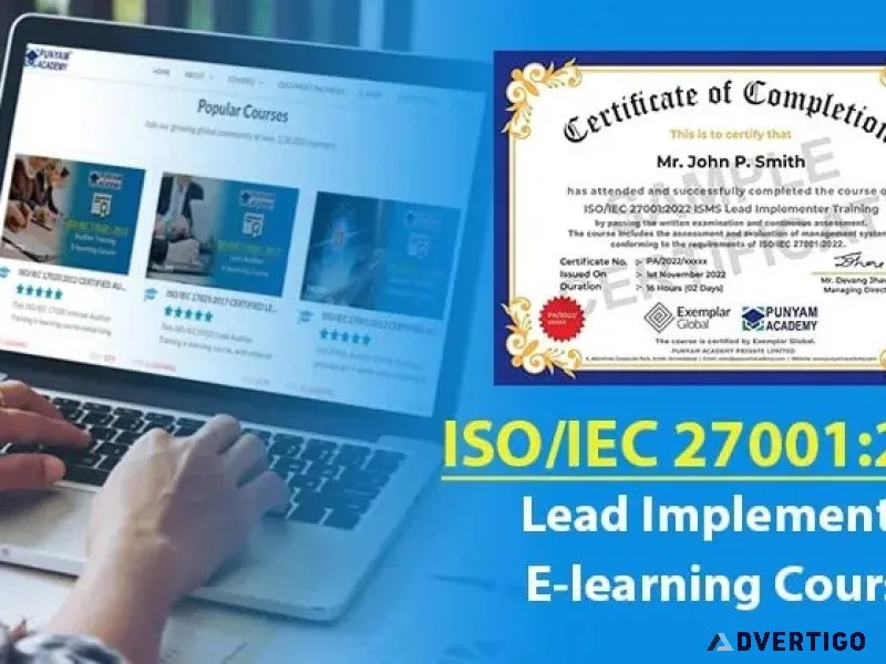 Iso 27001 lead implementer training – build expertise with punya