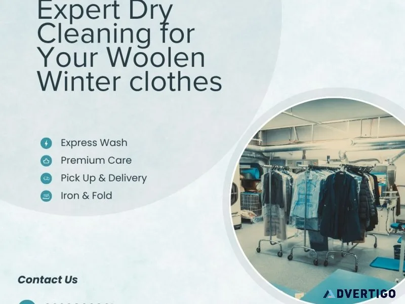 Expert dry cleaning for your woolen winter clothes