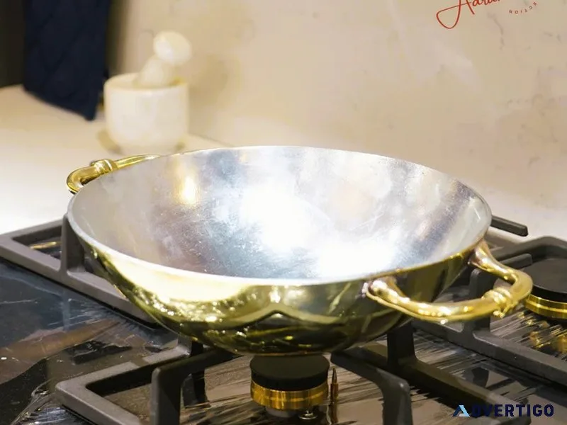 Aarambh pure brass kadhai
