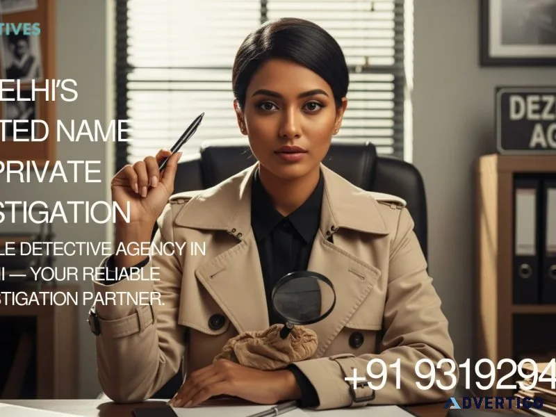 Top private detective agency in delhi | miss detective