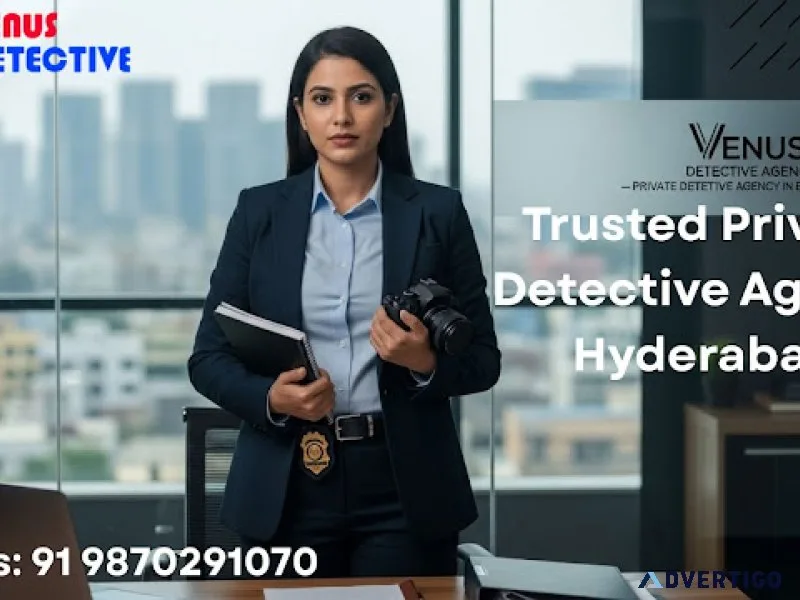 Trusted female detective agency hyderabad