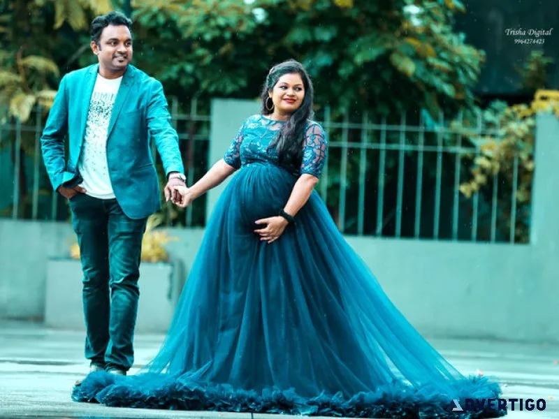 Indoor maternity photoshoot in bangalore