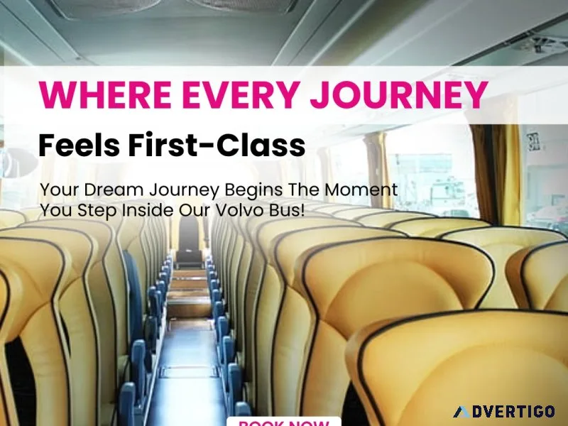 Where every journey feels first class | volvo bus rental in chen